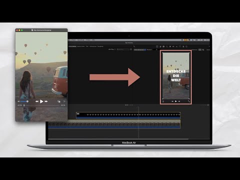 iMovie Hochformat Video 9 16 für YouTube Shorts, TikTok bearbeiten - Tutorial (deutsch)