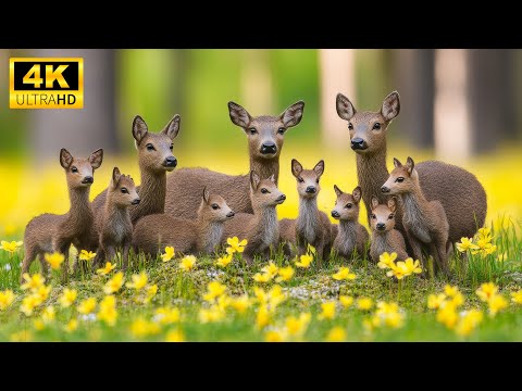 Baby Animals 4K - Explore The Big Family Of Beautiful Natural Animal World With Relaxing Music
