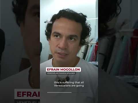 Venezuelan fashion designer swaps dresses for body bags | AJ #shorts