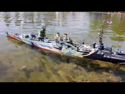 HMS Invincible 1/96 scale (9ft long) - Wicksteed Park 2019