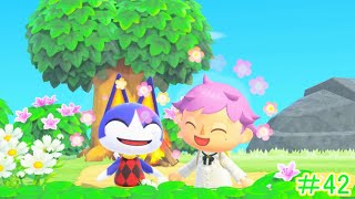 【あつまれどうぶつの森】メーデーイベントで可愛い猫に会いました#42【ユートピア島】