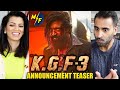 KGF CHAPTER 3 ANNOUNCEMENT TEASER REACTION!! | 1 Year For KGF Chapter 2 | Yash | Prashanth Neel