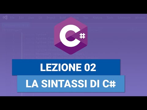 Sharp C syntax - C# TUTORIAL ITALIAN 02