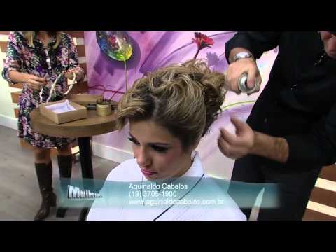 Mulher.com 27/05/2014 - Penteado para Noivas Aguinaldo Cabelos