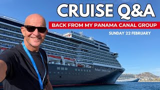 Live Cruise Q&A, Back from My Group Cruise. Sunday 22 February 9am PT/ Noon ET/ 5pm UK