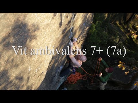 Vit ambivalens 7+ (7a) |  Klättring i Utby, Göteborg