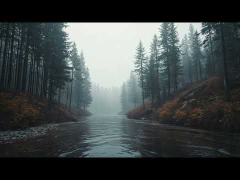 Canada Forest Stream White Noise | 1 Hour Water Sounds for Deep Sleep