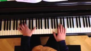 Silent night on piano