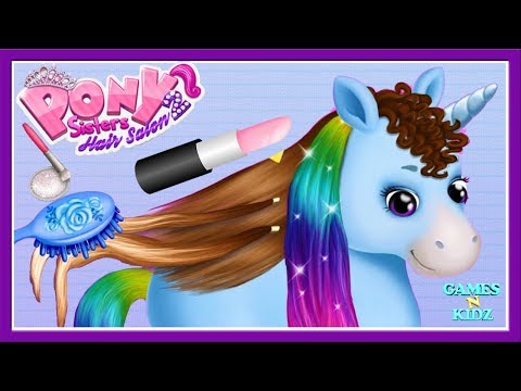 Fun Baby Pony Care - Kids Play Horses Dress Up, Makeover - Pony Hair Salon Kids Game