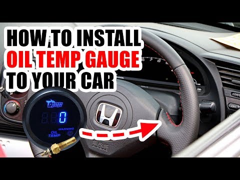 How to Install Oil Temperature / Pressure Gauge | Tom's Garage