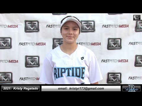 2021 Kristy Regalado - Solano College Commit Outfielder Softball Skills Video - Ca Riptide