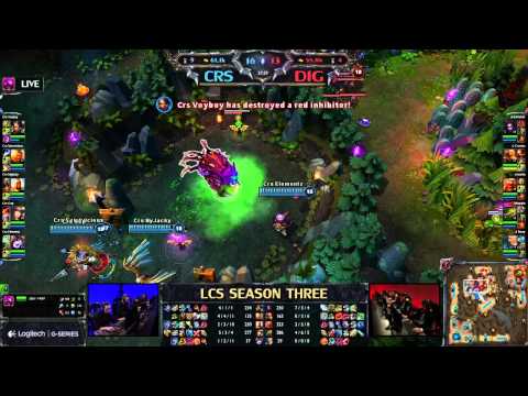Recap: CRS vs DIG - NA LCS SPR 2013 W1D1