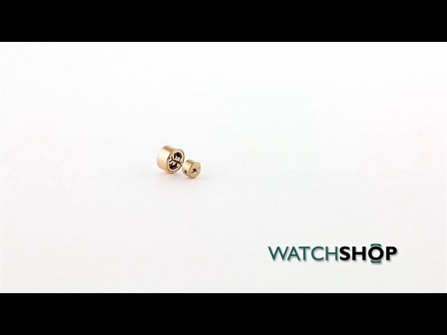 Vídeo relacionado con Michael Kors - Pendientes de botón con logo MK de plata de ley en tono oro rosa Premium Kors para mujer, MKC1727CZ791