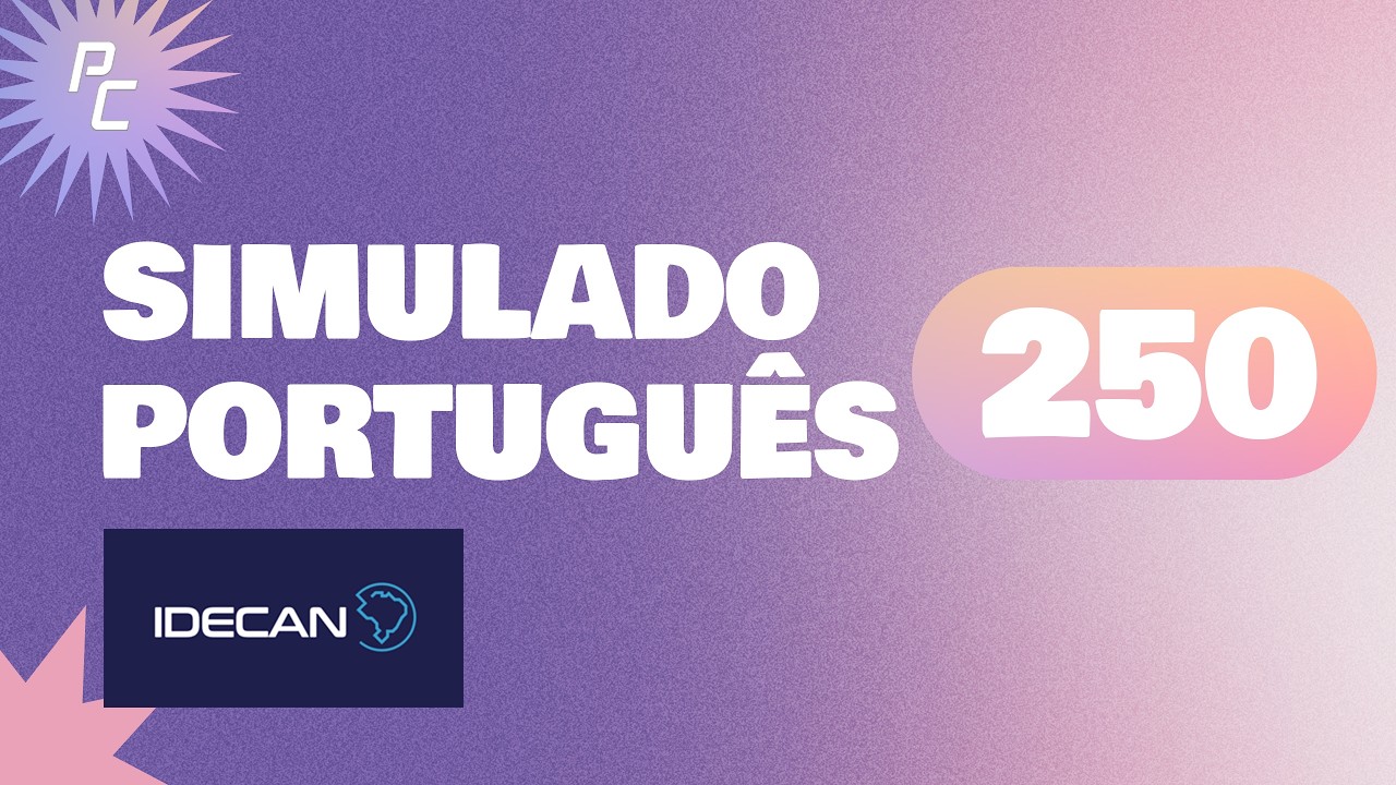 Simulado de Português 250 IDECAN