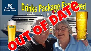 Fred Olsen Cruise Drinks package up to December 2025.