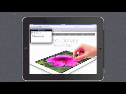 The Bookmarks Bar On An iPad