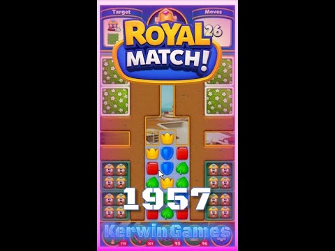 Royal Match Level 1957 - No Boosters Gameplay