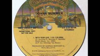 Disco - Donna Summer - With Your Love, Promo 12&quot;