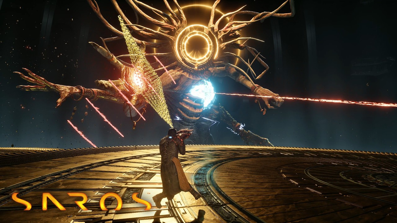 SAROS - Priestess Boss Fight (No Damage Taken)