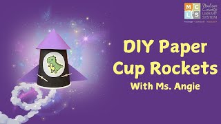 EASY DIY Cup Rockets for kids