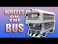 White Wheels On The Bus 3D Kids Nursery Rhymes The Wheels On The Bus Go Round And Round