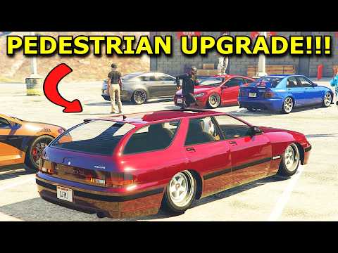 We Converted PEDESTRIAN Cars Into Modified Show Cars In GTA Online