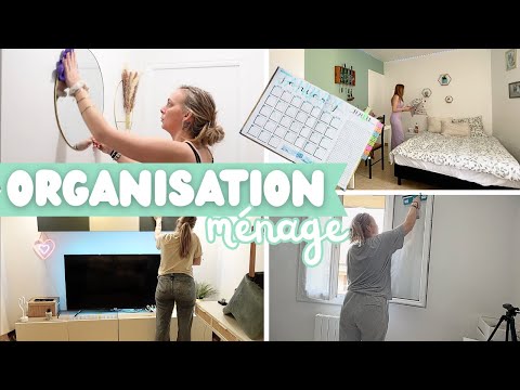 📆 PLANNING MENAGE  🪣  ORGANISATION HEBDOMADAIRE  🧹 LA CLE POUR PLUS SE GACHER LA VIE AVEC LE MENAGE