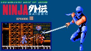Ninja Gaiden III: The Ancient Ship of Doom (NES) version | full game session for 1 Player 🎮🥷