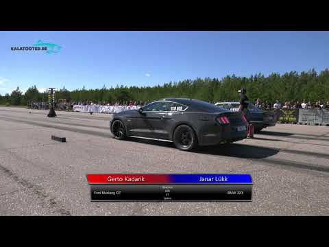 Gerto Kadarik - Ford Mustang GT vs Janar Lükk - BMW 320i. Drag race @ RaceWars2019
