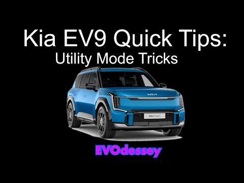 Kia EV9 Quick Tips - Utility Mode Tricks