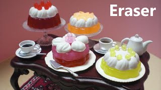DIY Eraser Making Kit - Homemade Sweets Erasers - Cakes