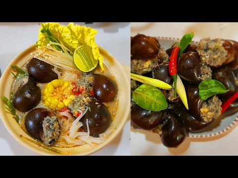 Khmer Foods Cooking: Exquisite Snail Soup Recipe – A Gourmet Delicacy!