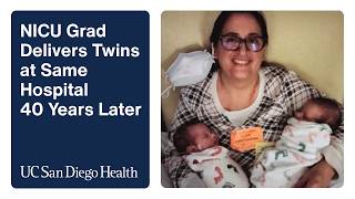 Former NICU Baby Delivers Premature Twins at Same Hospital