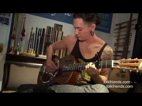 Folkfriends Dobro style guitar played by Satria from OMNIA