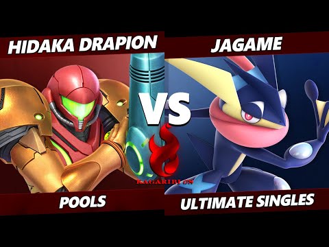 Kagaribi 8 - Hidaka Drapion (Samus, Pac-Man) Vs. Jagame (Greninja) SSBU Ultimate Tournament