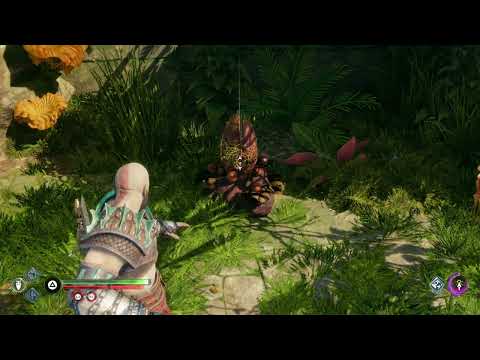 How to open the golden flowers in God of War Ragnarök (Vanaheim)