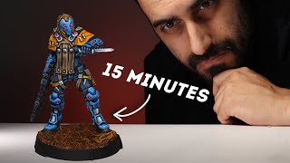 Painting Infinity FAST | Amazing miniatures in 15 minutes! | Operation Sandtrap PanOceania