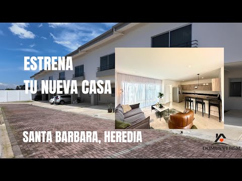 Casa nueva en venta en Santa Barbara de Heredia,Condominio Avenue