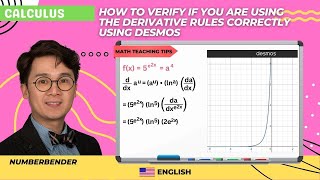 Verify Derivative Rules via Desmos teaching video thumbnail