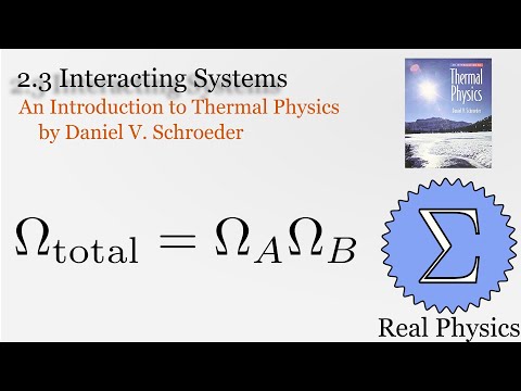 2 3 Interacting Systems Thermal Physics Schroeder