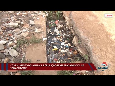 População tem alagamento na zona sudeste com aumento de chuvas 29 12 2021