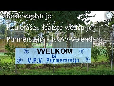 Bekerwedstrijd O11-1 Purmersteijn - RKAV Volendam