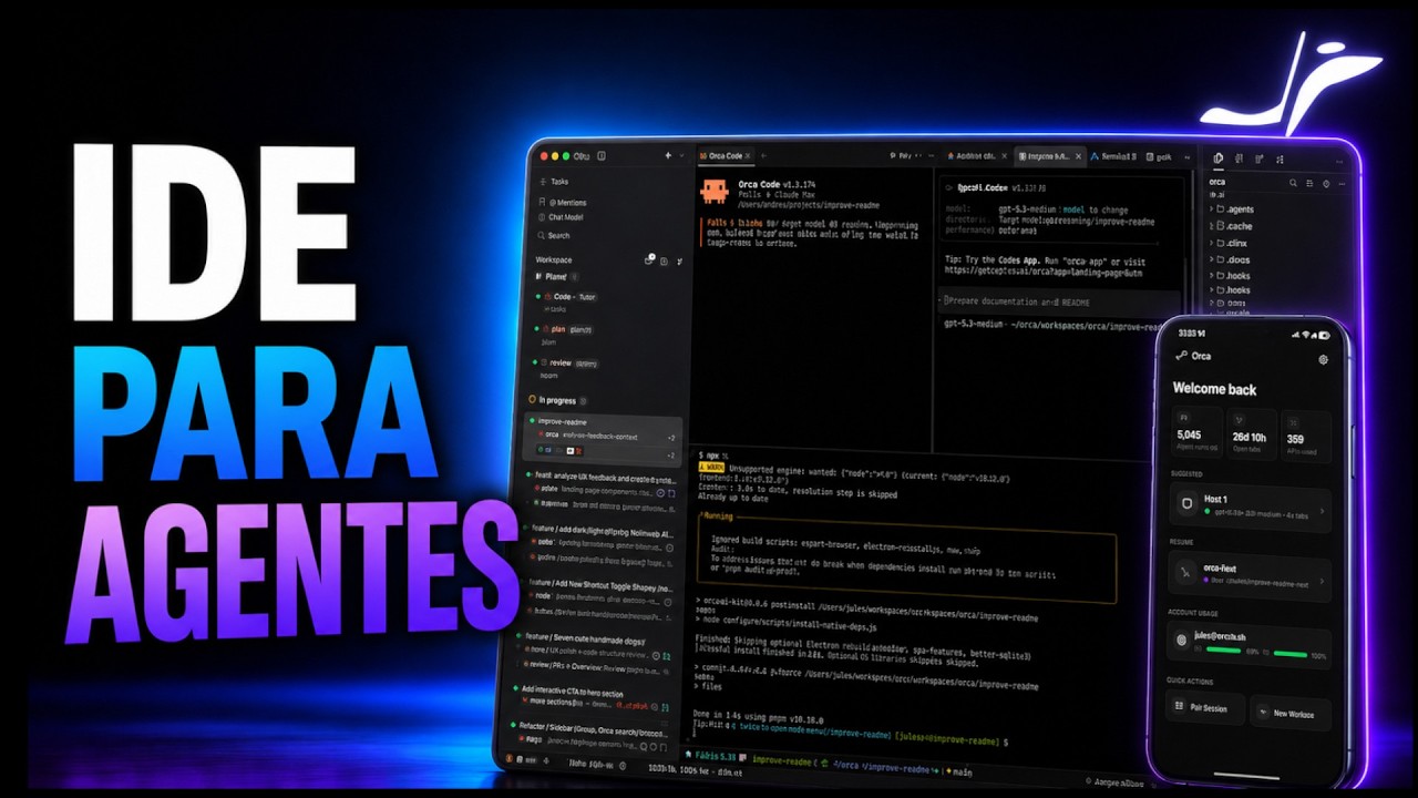 Orca: la app open source que une TODOS tus agentes de IA (Claude + Codex + Kimi…)