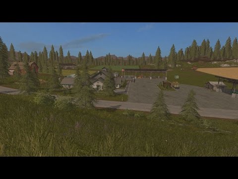 LS 17: Mein Hof nach 48 Stunden Spielzeit (Goldcrest Valley)
