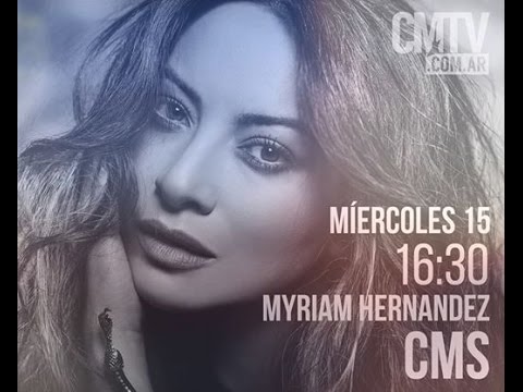 Myriam Hernandez video Entrevista CM - Abril 2015