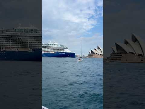 Thumbnail for Celebrity Edge Departing Sydney Harbour 🚢 #shorts #cruise
