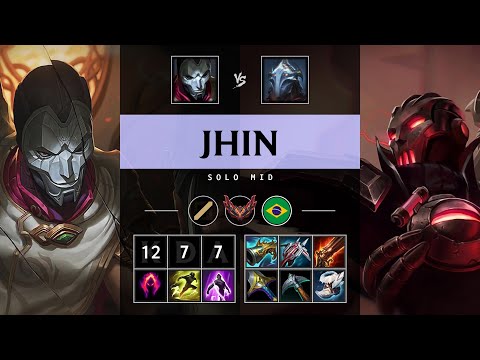 Jhin Mid vs Viktor - BR Grandmaster Patch 25.08