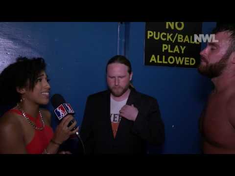 NWL STL | 07/15/17 | Maverick and Drew Gold  celebrate their "win" over Gary Jay