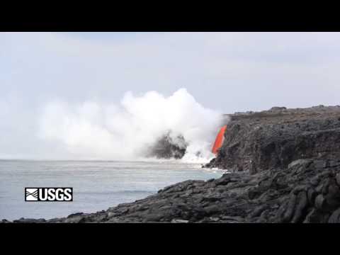 "Fire hose" lava flow Feb. 8, 2017