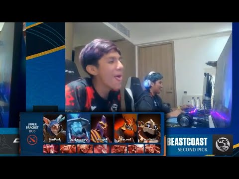 Parker SUPER HAPPY reaction when he Last Pick MEEPO against GG | BC vs GG The Bali Major 2023